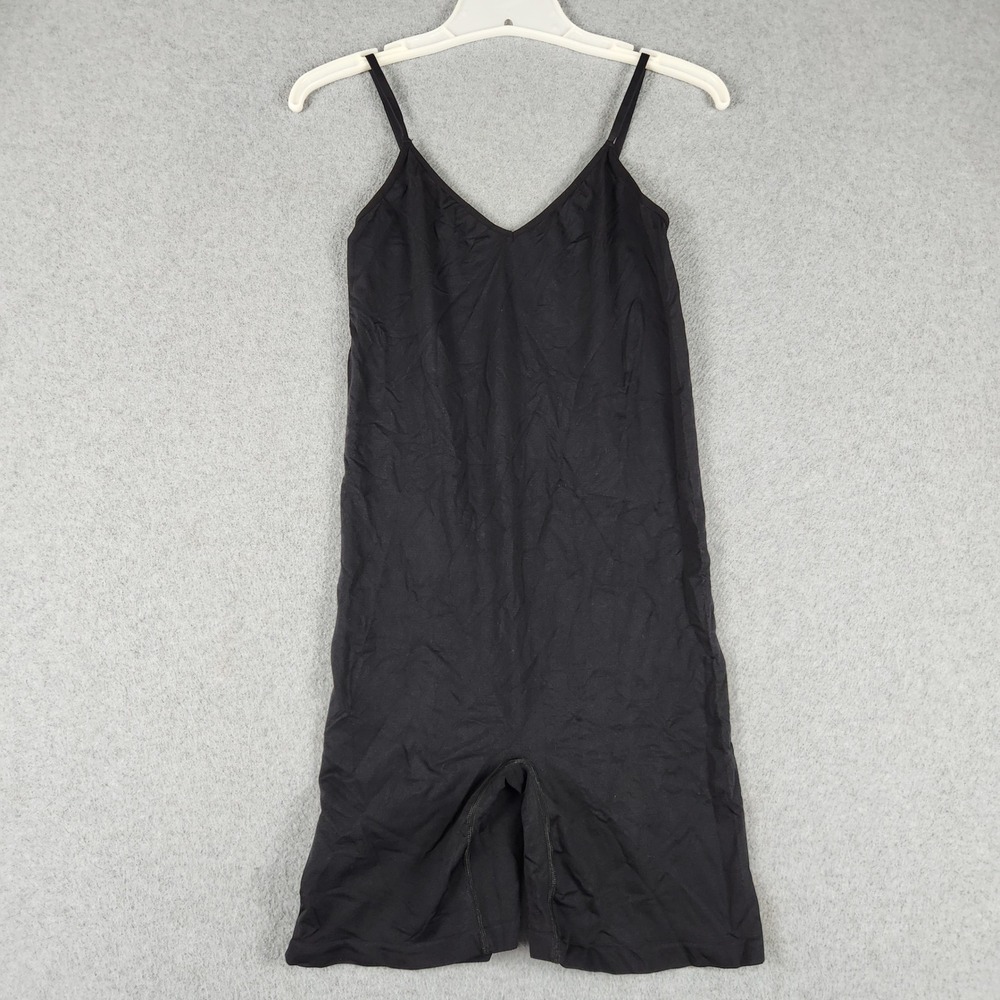 The Group Babaton Bodysuit Womens Large Black Seamless V-Neck Adjustable Straps
